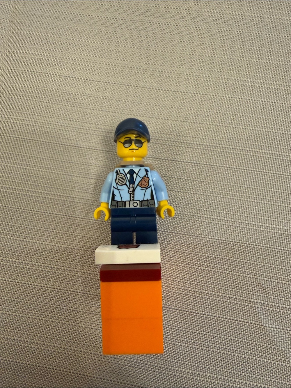 Lego City police officer minifigure